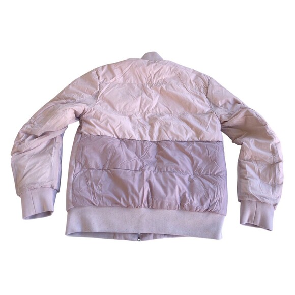 Lululemon Jacket Womens 4 Roam Far Wool Bomber Goose Down 3-in-1 Puffer Pink - Picture 7 of 10